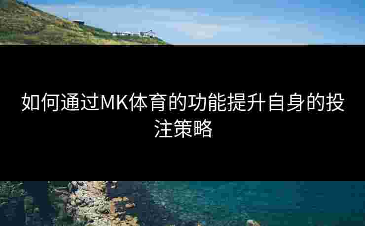 如何通过MK体育的功能提升自身的投注策略