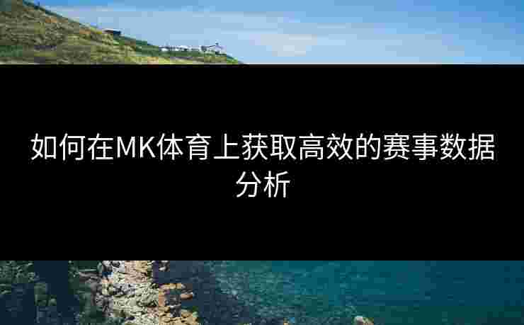 如何在MK体育上获取高效的赛事数据分析