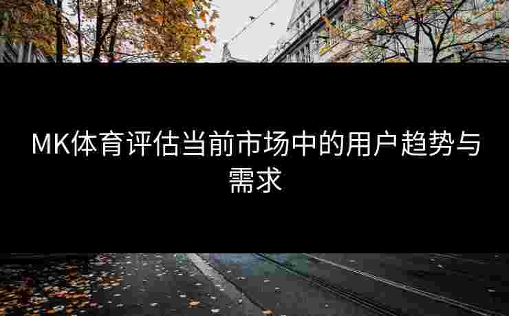 MK体育评估当前市场中的用户趋势与需求